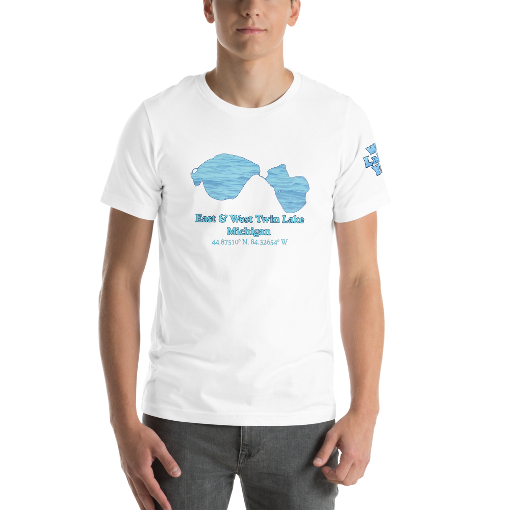 East & West Twin Lake Premium Unisex T-shirt