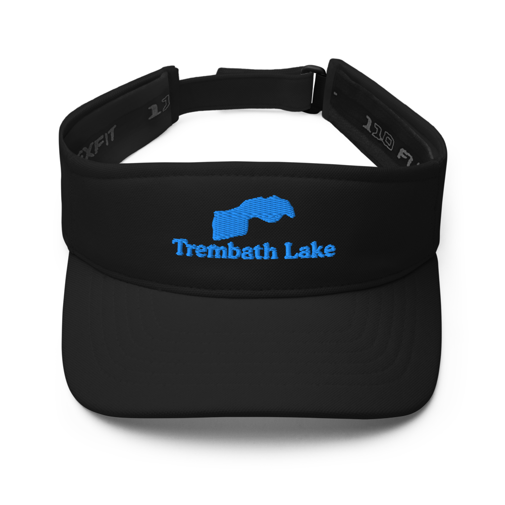 Trembath Lake Visor with embroidered artwork & adjustable velcro strap