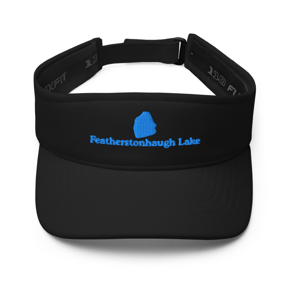 Featherstonhaugh Lake Visor with embroidered artwork & adjustable velcro strap
