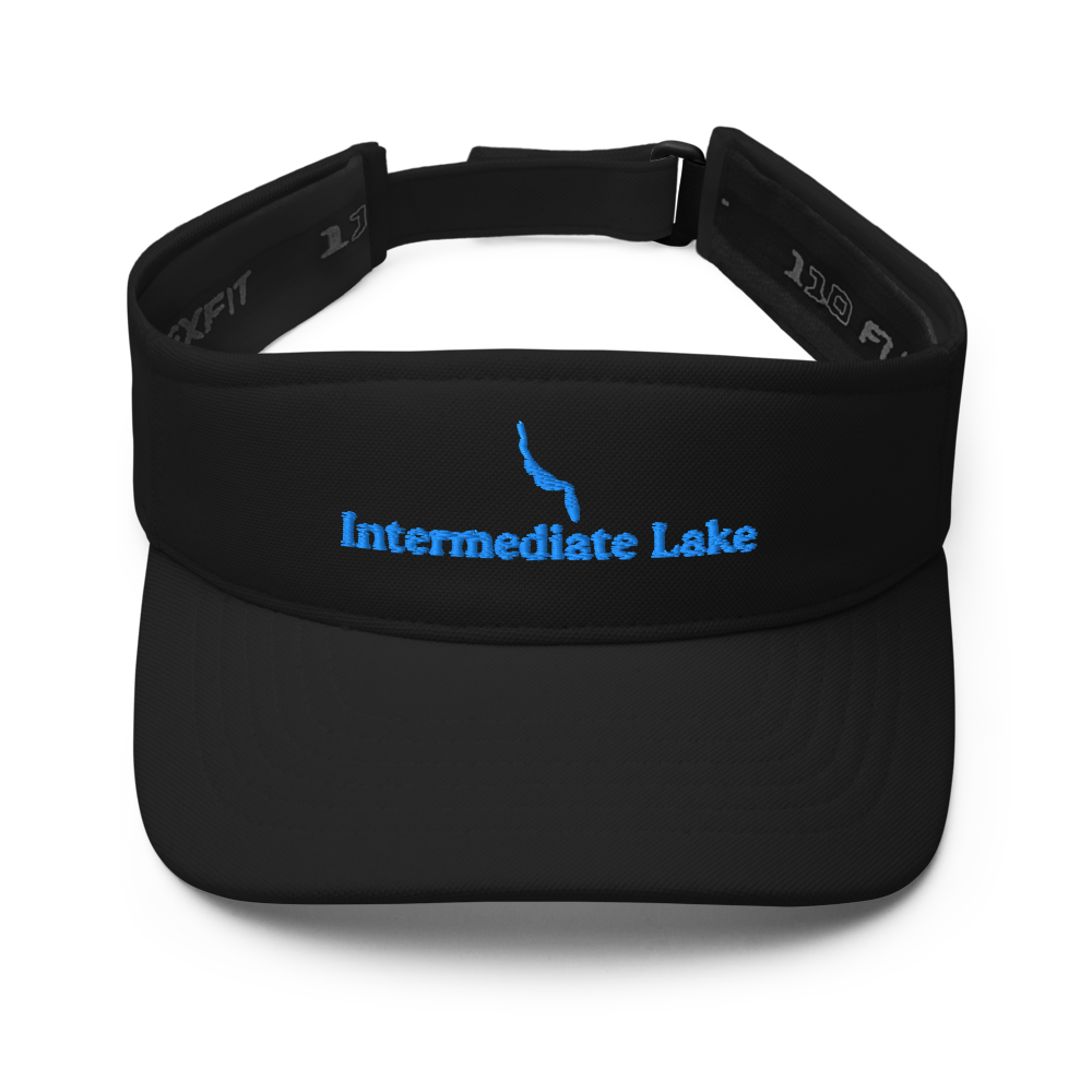 Intermediate Lake Visor with embroidered artwork & adjustable velcro strap