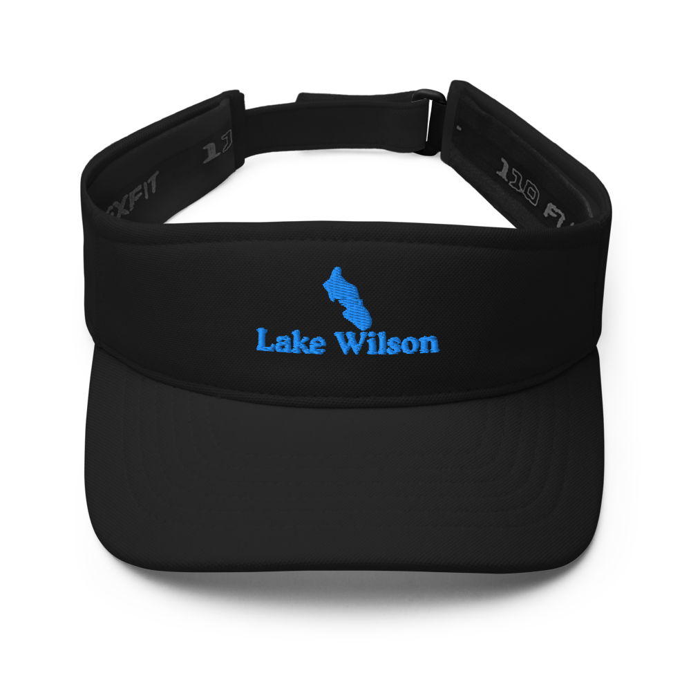 Lake Wilson Visor with embroidered artwork & adjustable velcro strap