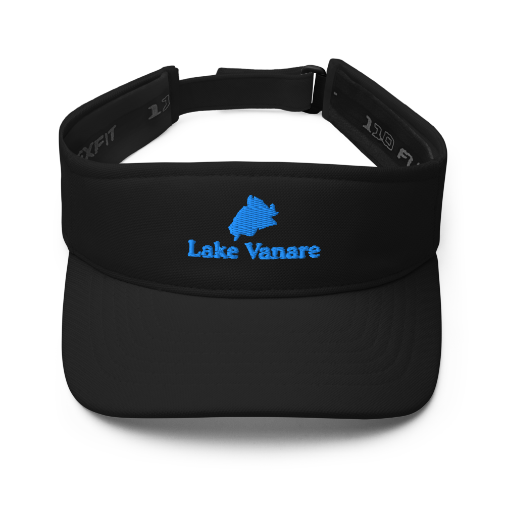 Lake Vanare Visor with embroidered artwork & adjustable velcro strap