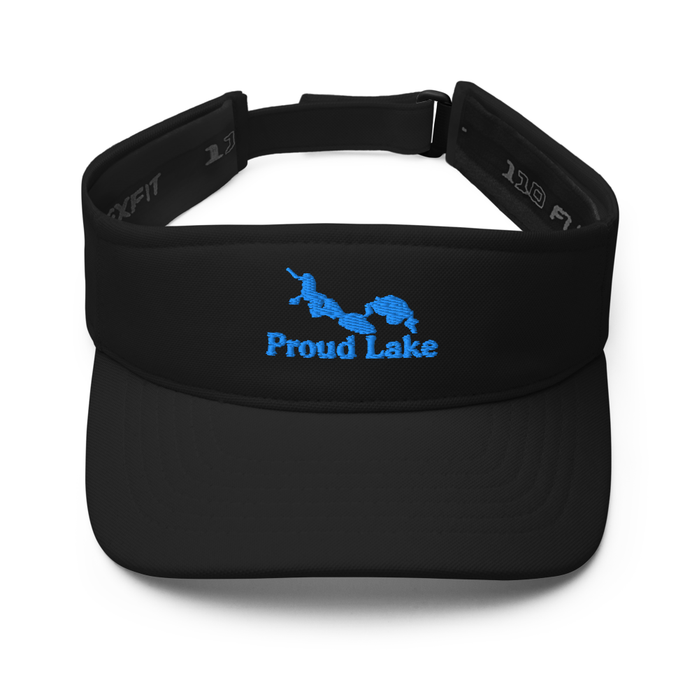 Proud Lake Visor with embroidered artwork & adjustable velcro strap