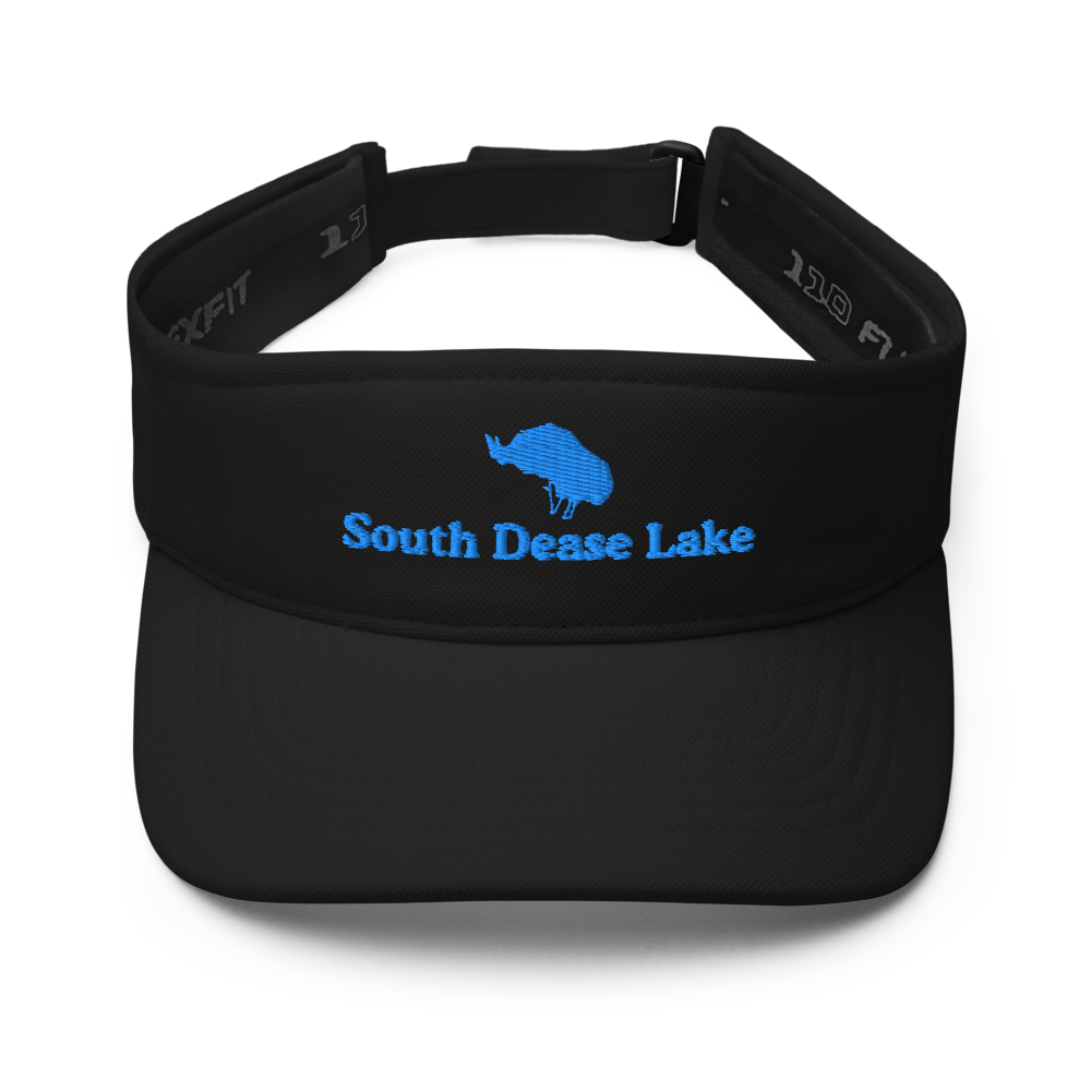 South Dease Lake Visor with embroidered artwork & adjustable velcro strap