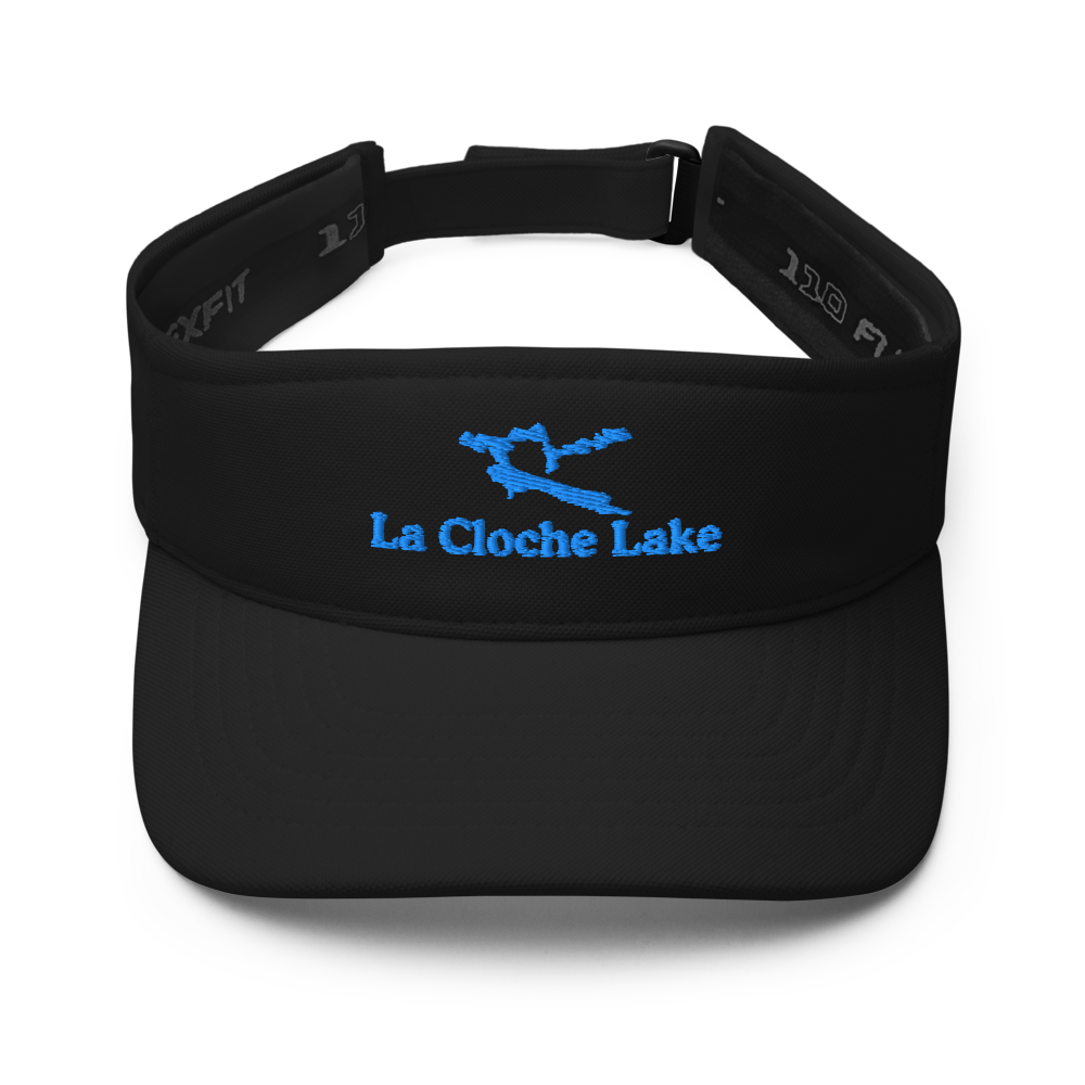 La Cloche Lake Visor with embroidered artwork & adjustable velcro strap