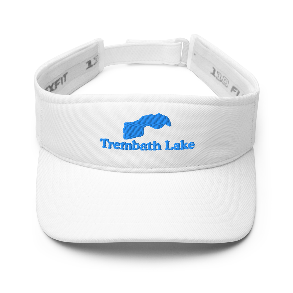 Trembath Lake Visor with embroidered artwork & adjustable velcro strap
