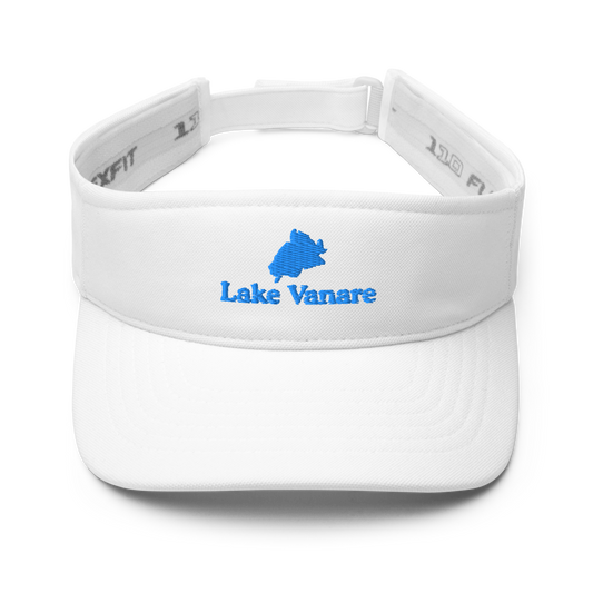 Lake Vanare Visor with embroidered artwork & adjustable velcro strap