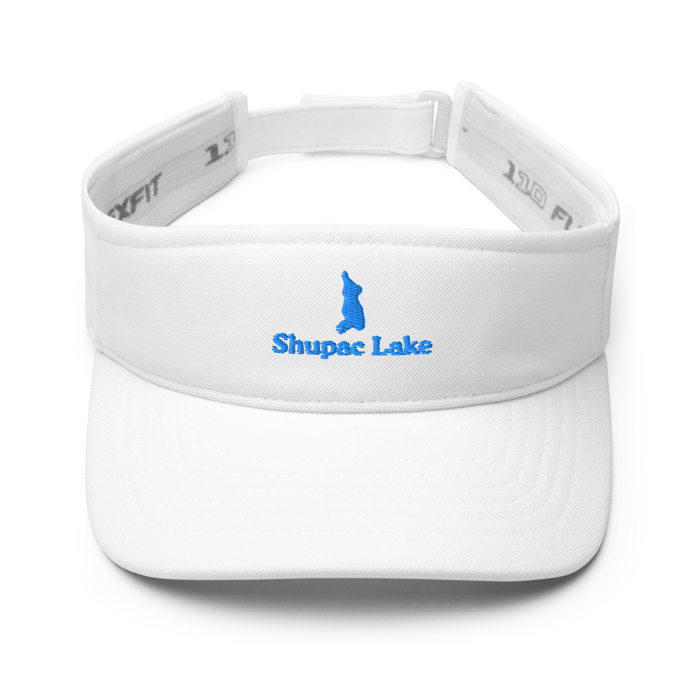 Shupac Lake Visor with embroidered artwork & adjustable velcro strap
