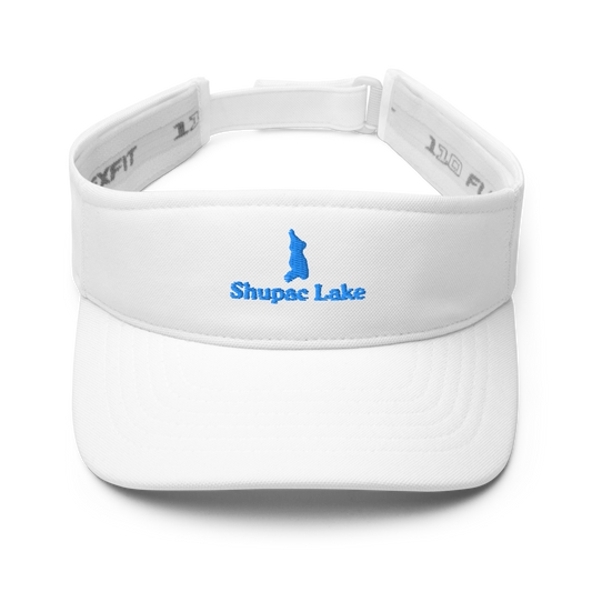 Shupac Lake Visor with embroidered artwork & adjustable velcro strap