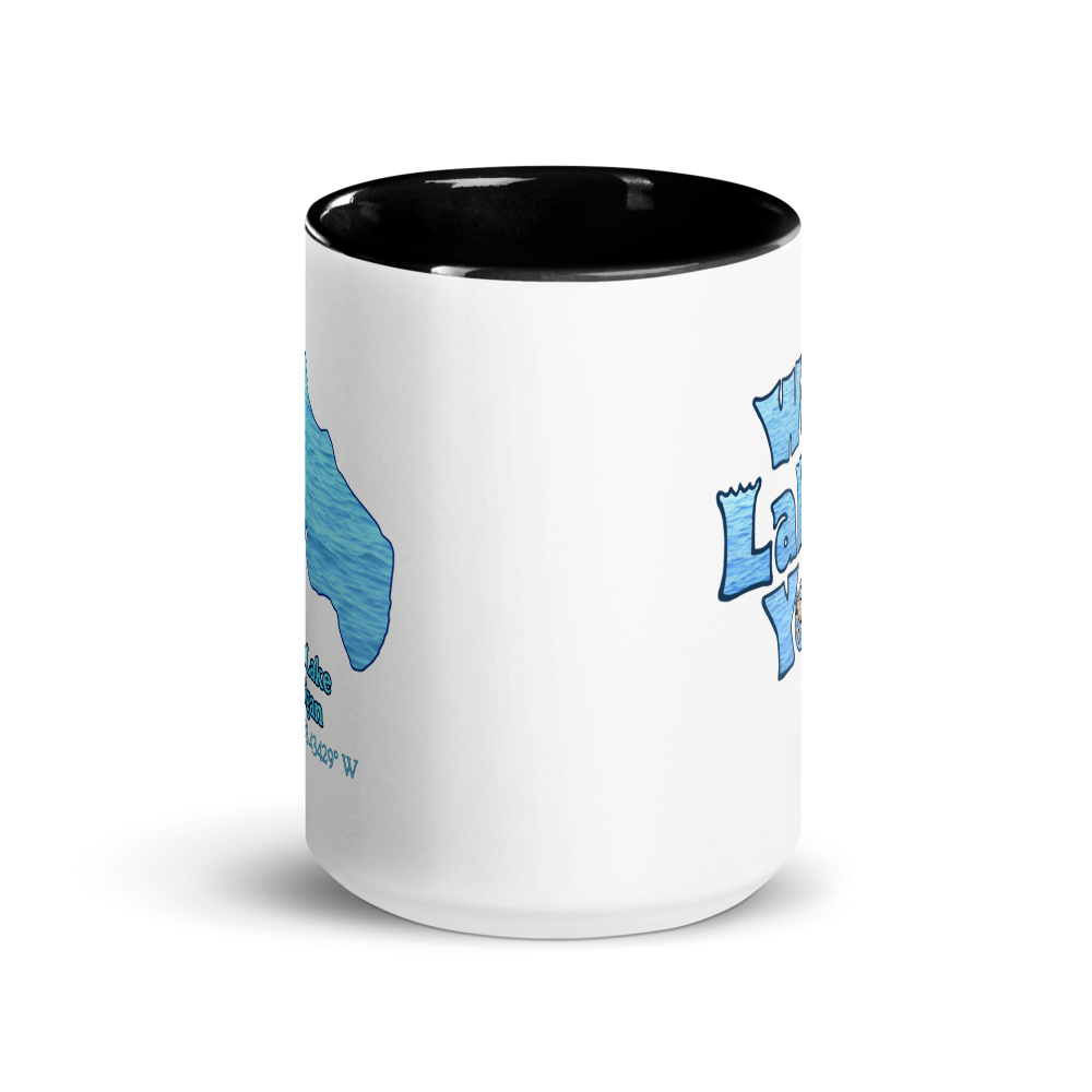 15oz Ceramic Mug with Union Lake & We Lake You on other side