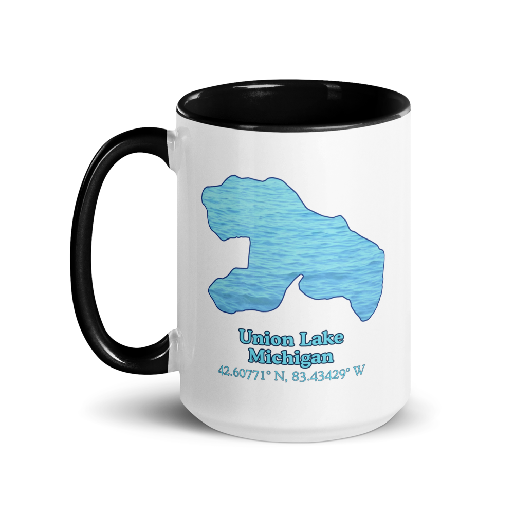 15oz Ceramic Mug with Union Lake & We Lake You on other side
