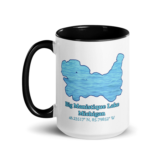 Big Manistique Lake 15 oz Ceramic Mug