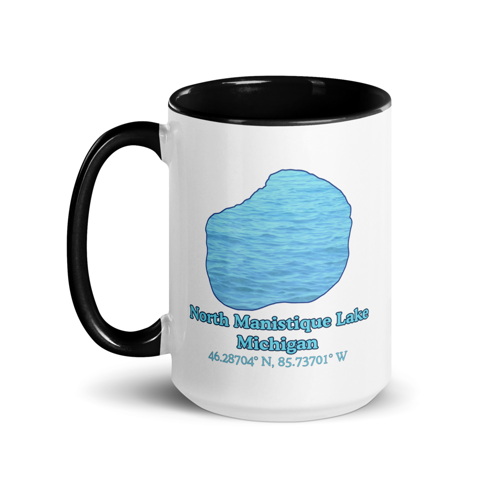 North Manistique Lake 15 oz Ceramic Mug