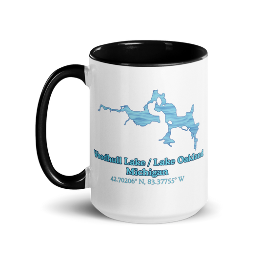 Woodhull Lake / Lake Oakland 15 oz Ceramic Mug