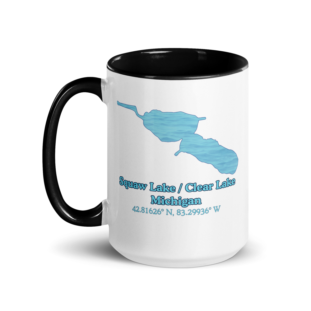 Squaw Lake / Clear Lake 15 oz Ceramic Mug