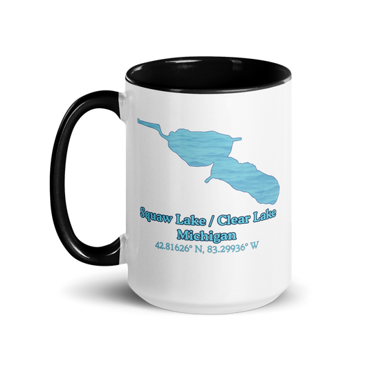 Squaw Lake / Clear Lake 15 oz Ceramic Mug