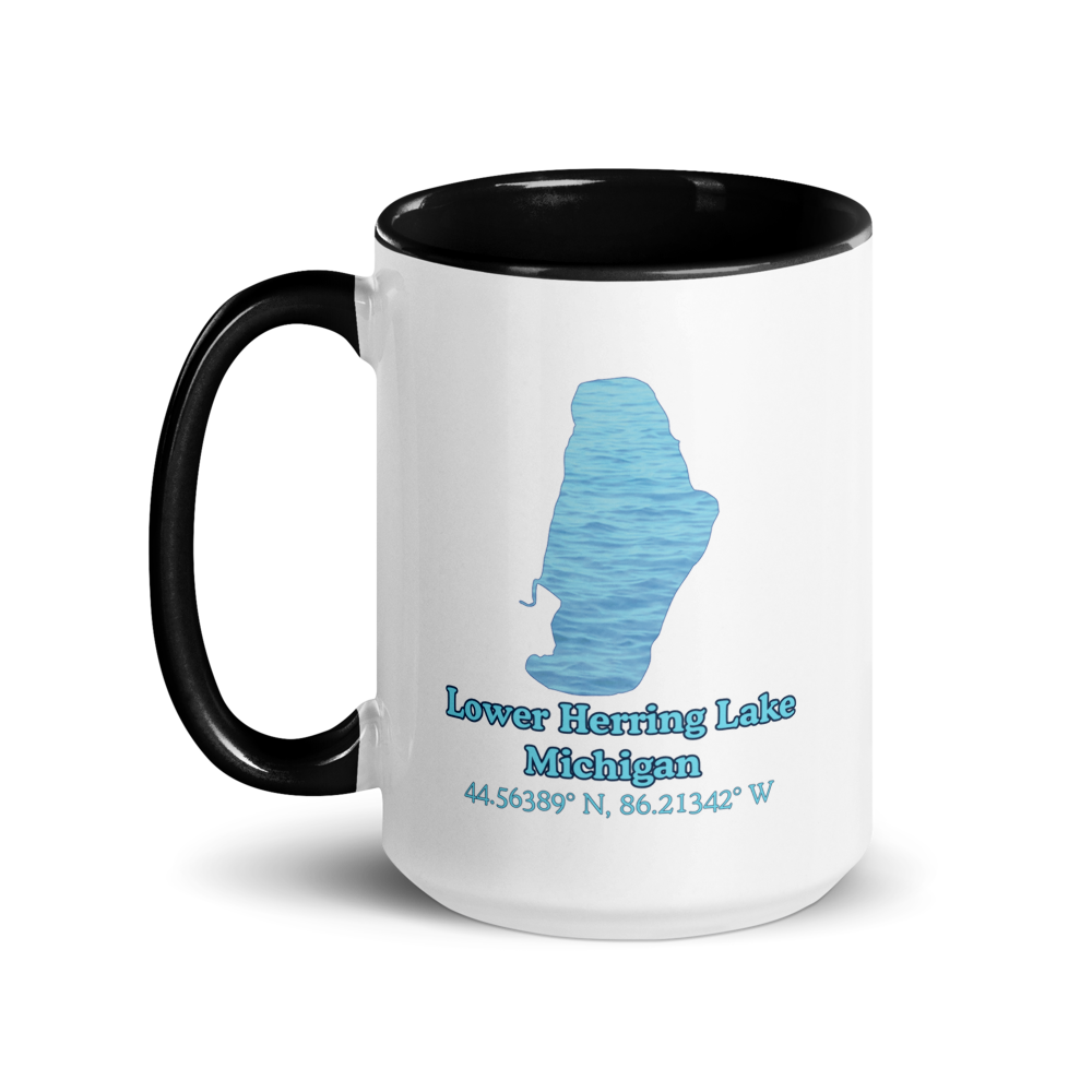 Lower Herring Lake 15 oz Ceramic Mug