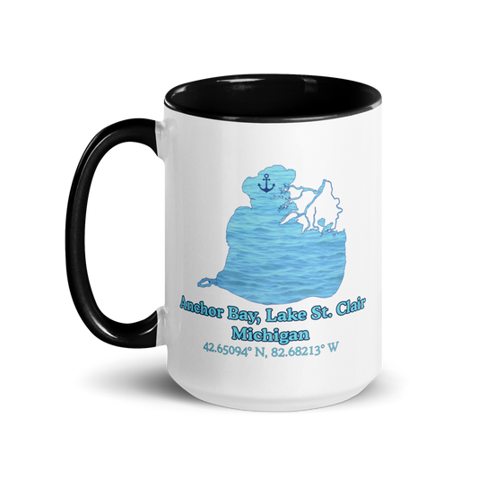 Anchor Bay, Lake St. Clair 15 oz Ceramic Mug