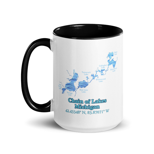 Chain of Lakes 15 oz Ceramic Mug