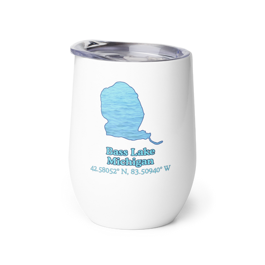 Bass Lake Wine Tumbler