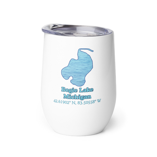 Bogie Lake Wine Tumbler