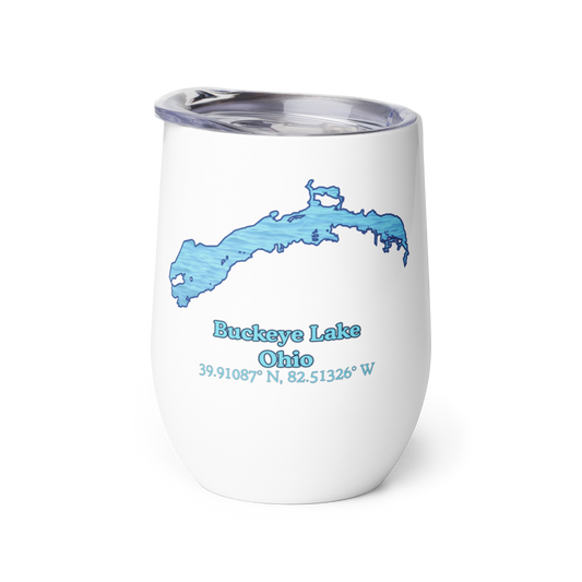 Buckeye Lake Wine Tumbler