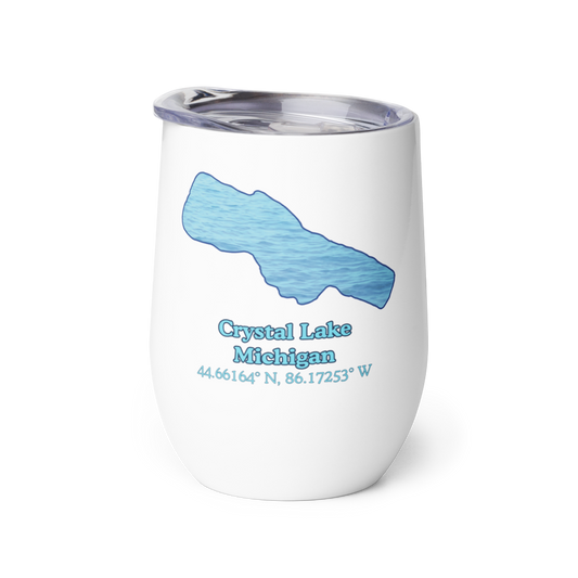 Crystal Lake Wine Tumbler