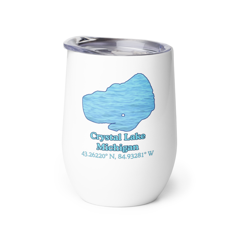 Crystal Lake Wine Tumbler