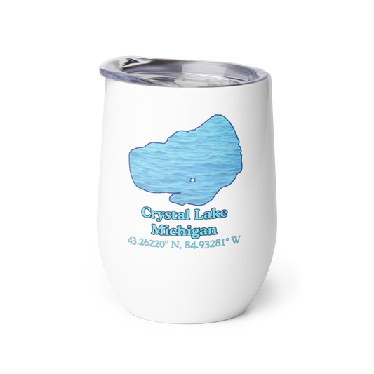 Crystal Lake Wine Tumbler
