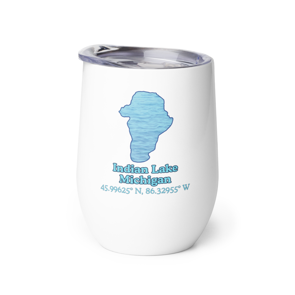 Indian Lake Wine Tumbler
