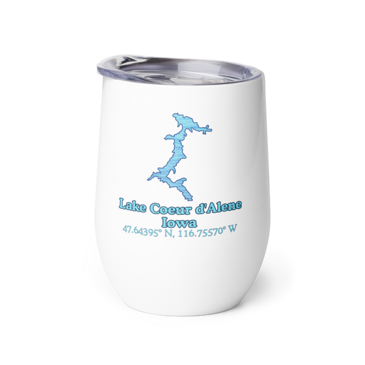 Lake Coeur d'Alene Wine Tumbler