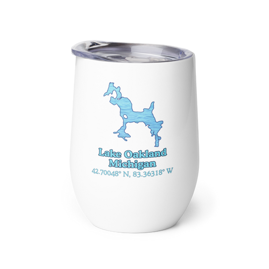 Lake Oakland Wine Tumbler