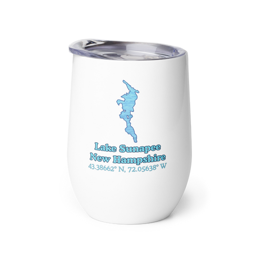Lake Sunapee Wine Tumbler