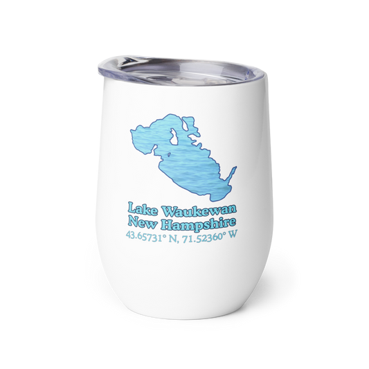 Lake Waukewan Wine Tumbler