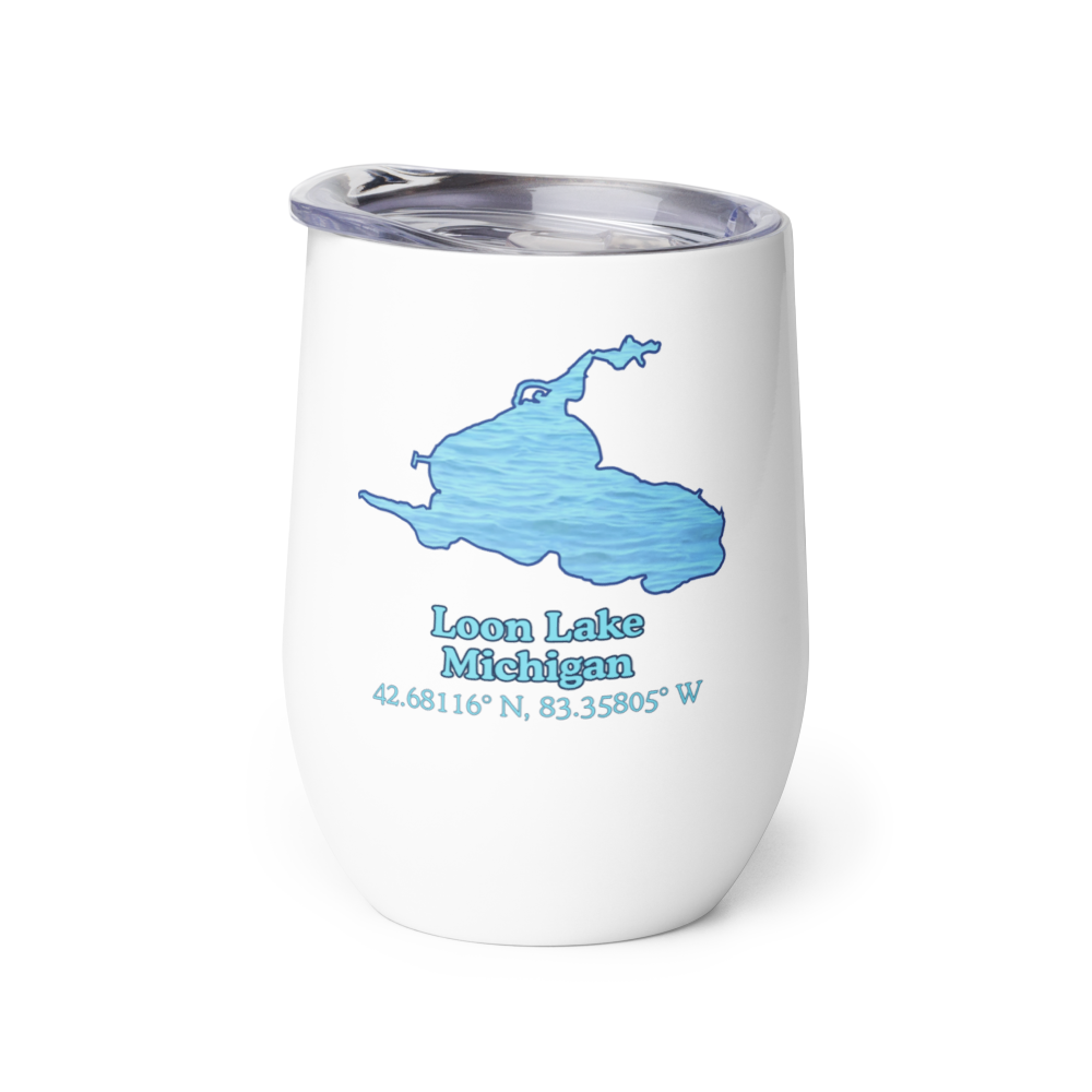 Loon Lake Wine Tumbler