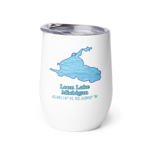 Loon Lake Wine Tumbler