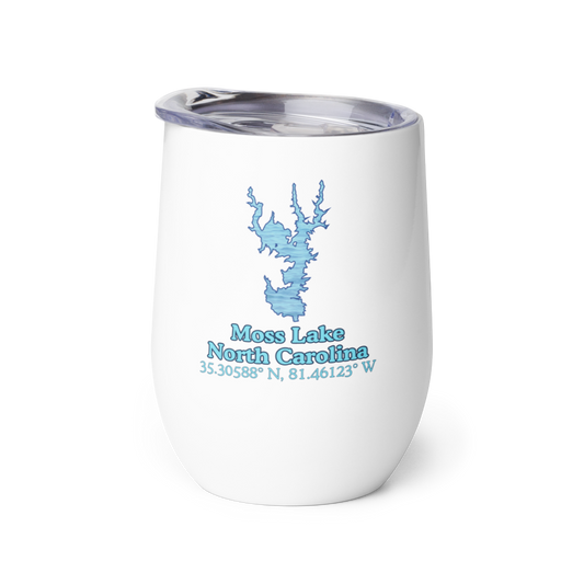 Moss Lake Wine Tumbler