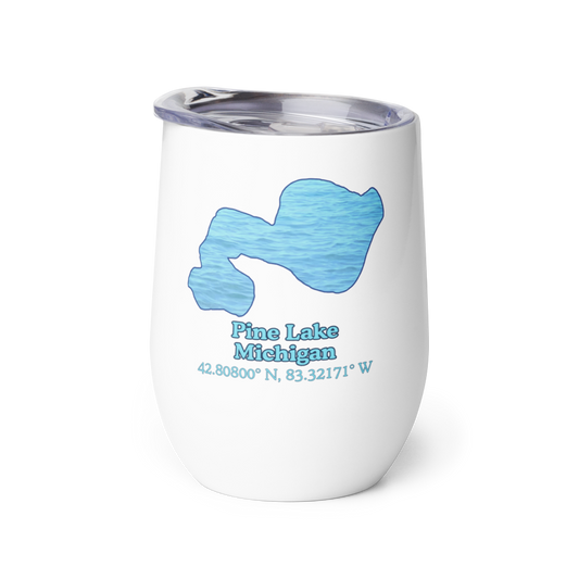 Pine Lake Wine Tumbler