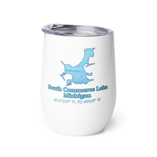 South Commerce Lake Wine Tumbler