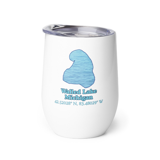 Walled Lake Wine Tumbler