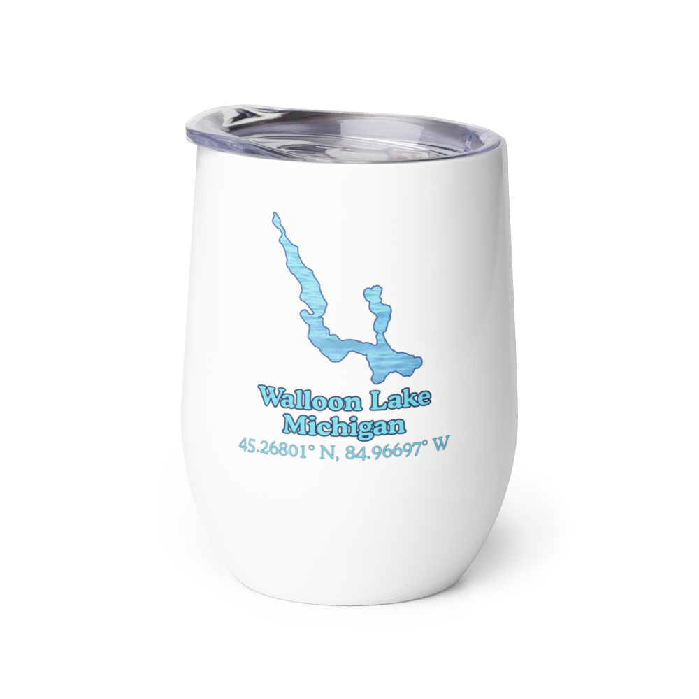Walloon Lake Wine Tumbler