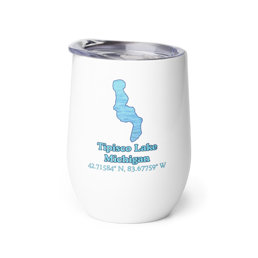 Tipisco Lake Wine Tumbler