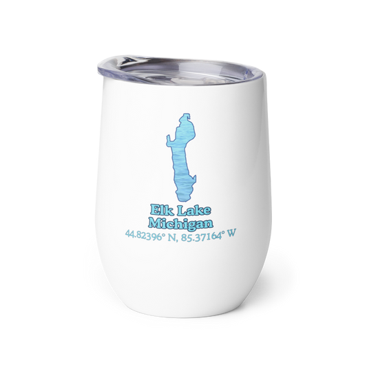 Elk Lake Wine Tumbler