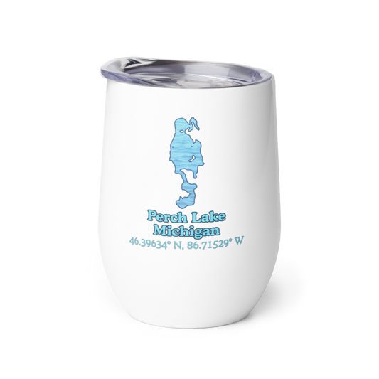 Perch Lake Wine Tumbler