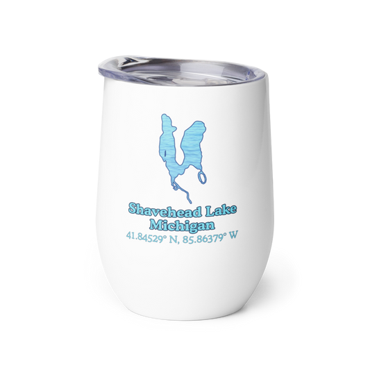 Shavehead Lake Wine Tumbler