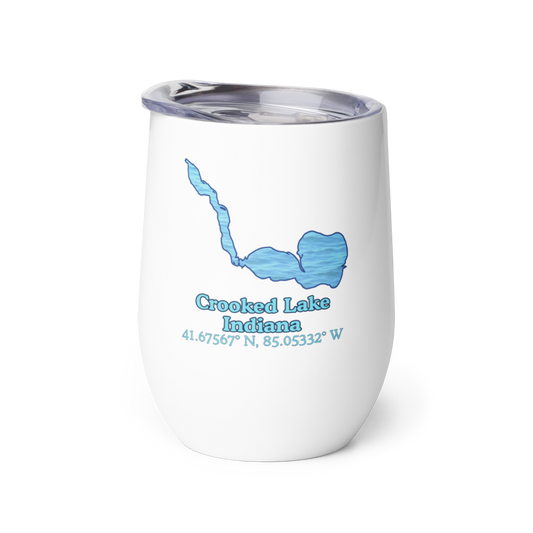 Crooked Lake Wine Tumbler