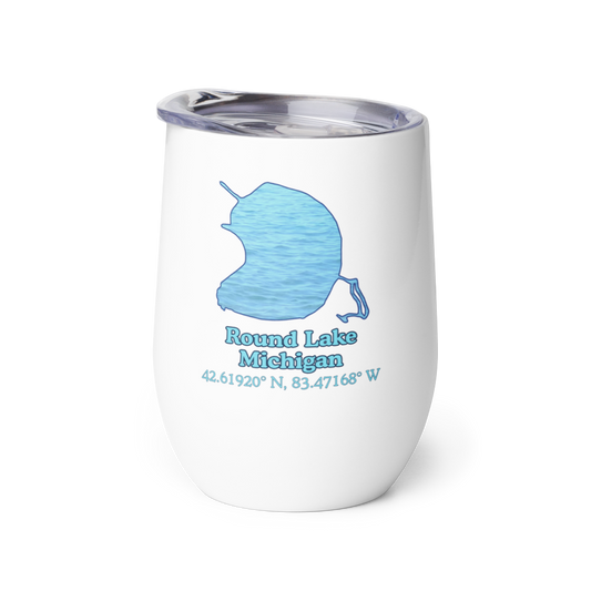 Round Lake Wine Tumbler