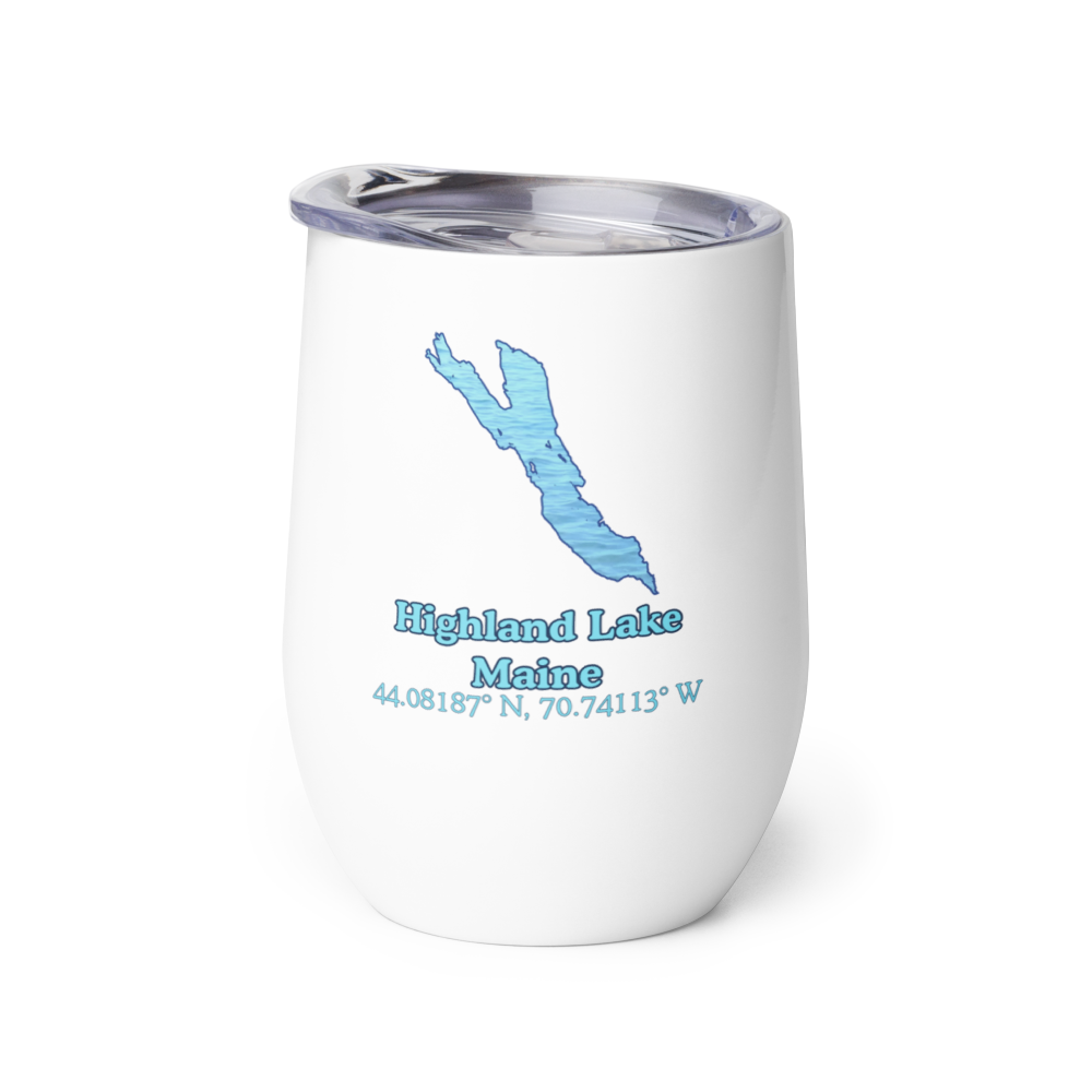 Highland Lake Wine Tumbler