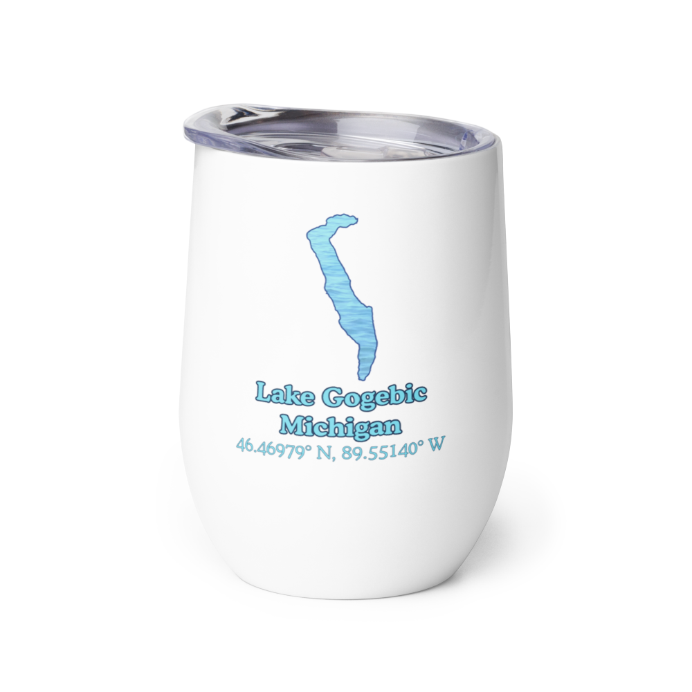 Lake Gogebic Wine Tumbler