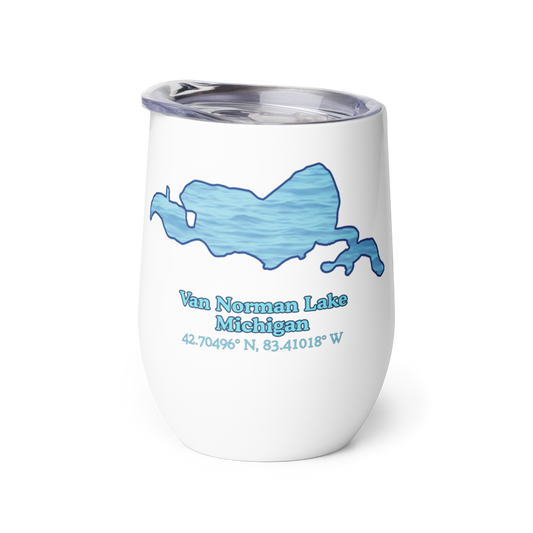 Van Norman Lake Wine Tumbler